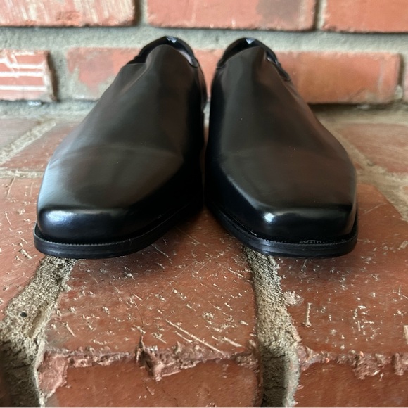 Donald J. Pliner Men’s Nappa Stretch Rex Leather Loafers in Black Sz 11.5 - Picture 4 of 10